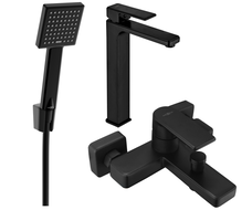 Mexen Mino R45 vanový set, černý - 72413R45-70