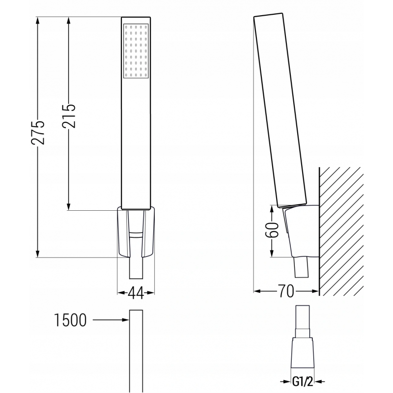 Mexen Mino R77 vanová sada, černá - 72413R77-70