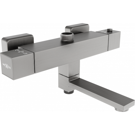 Mexen Cube termostatická vanovo-sprchová baterie, grafit - 77910-66