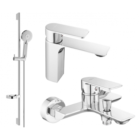 Mexen Alexa DS40 vanová sada, chrom - 71203DS40-00