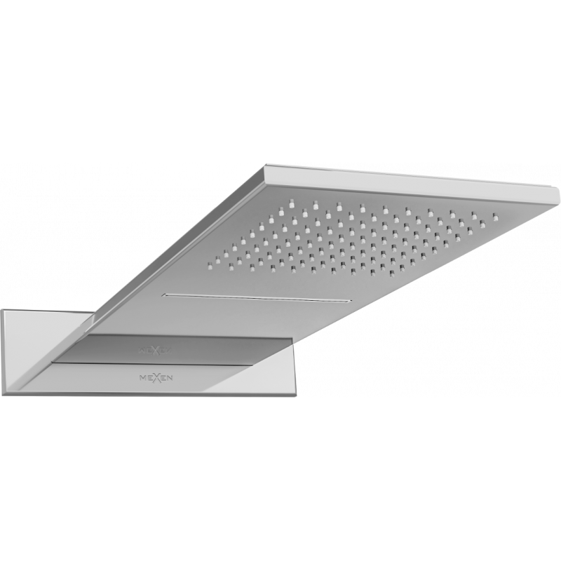 Mexen Waterfall přepadová sprcha slim 50 x 22 cm, chrom - 79190-00