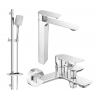 Mexen Alexa DQ62 sada vanová, chrom - 71213DQ62-00