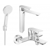 Mexen Alexa R40 sada pro vanu, chrom - 71213R40-00