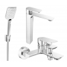 Mexen Alexa R62 vanová sada, chrom - 71213R62-00