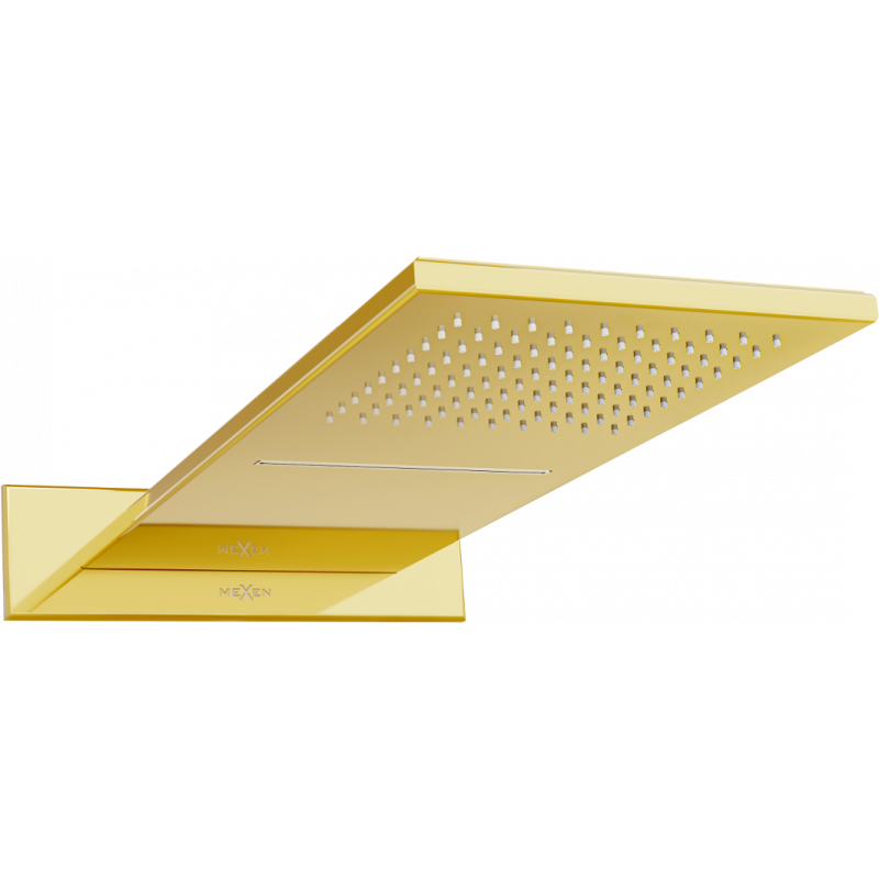 Mexen Waterfall sprchová hlavice slim 50 x 22 cm, zlatá - 79190-50