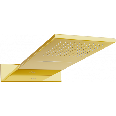 Mexen Waterfall sprchová hlavice slim 50 x 22 cm, zlatá - 79190-50