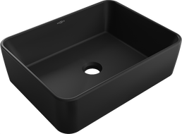 Mexen Catia umyvadlo na desku 48 x 37 cm, černá mat - 21314885