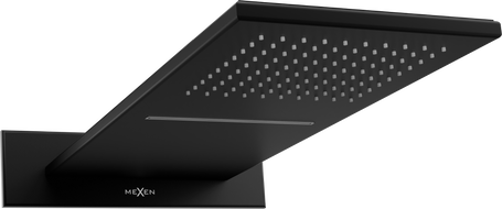 Mexen Waterfall sprchový panel slim 50 x 22 cm, černá - 79190-70