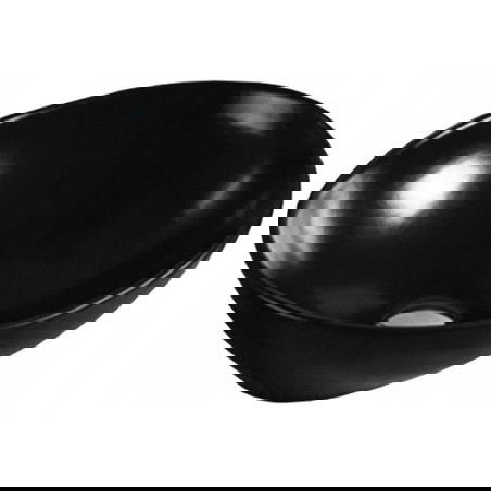 Mexen Elza umyvadlo na desku 40 x 33 cm, černý lesk - 21014070