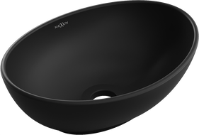 Mexen Elza umyvadlo na desku 40 x 33 cm, černá matná - 21014085