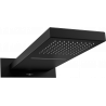 Mexen Waterfall hlavová sprcha 50 x 22 cm, černá- 79195-70