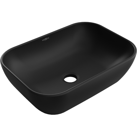 Mexen Rita umyvadlo na desku 45 x 32 cm, černá mat - 21084585