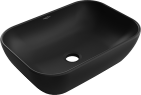 Mexen Rita umyvadlo na desku 45 x 32 cm, černá mat - 21084585