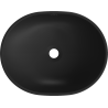 Mexen Viki umyvadlo na desku 48 x 35 cm, černá mat/silberský vzor šupiny - 21054872