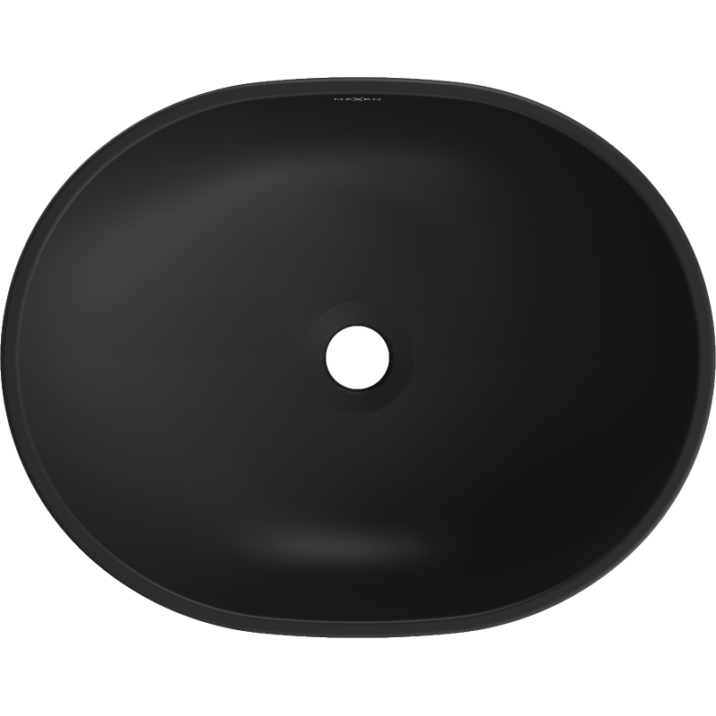 Mexen Viki umyvadlo na desku 48 x 35 cm, černá mat - 21054885