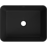 Mexen Catia umyvadlo na desku 48 x 37 cm, černá mat/stříbrný vzor šupiny - 21314872