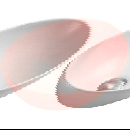 Mexen Elza umyvadlo na desku 40 x 33 cm, růžová mat - 21014044