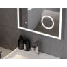 Mexen Kala osvětlené koupelnové zrcadlo s kosmetickým zrcátkem 60 x 80 cm, LED 6000K, anti-fog - 9820-060-080-611-00