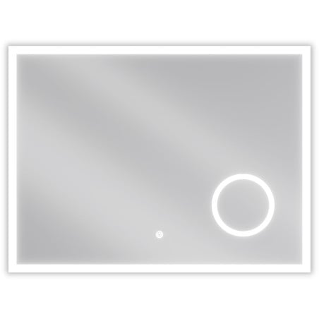 Mexen Kala podsvícené koupelnové zrcadlo s kosmetickým zrcátkem 80 x 60 cm, LED 6000K, antistop - 9820-080-060-611-00