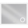 Mexen Kala koupelnové zrcadlo s osvětlením a kosmetickým zrcátkem 100 x 80 cm, LED 6000K, proti mlze - 9820-100-080-611-00