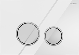 Mexen Fenix 06 splachovací tlačítko, bílá - 600620