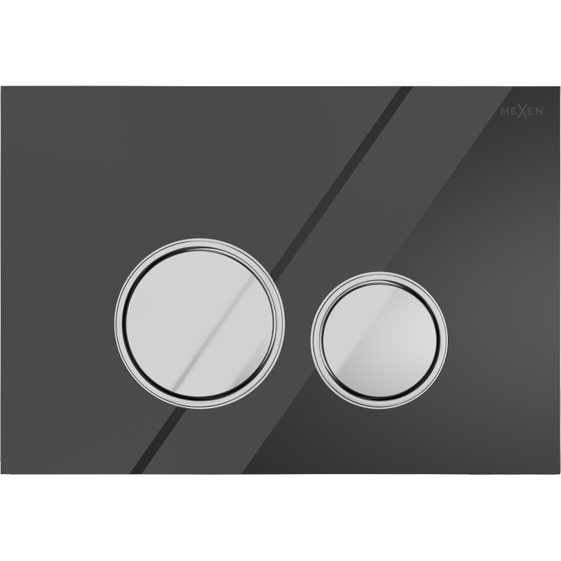 Mexen Fenix 06 splachovací tlačítko, černé - 600623