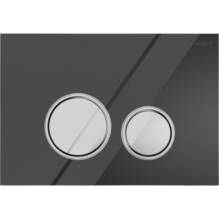 Mexen Fenix 06 splachovací tlačítko, černé - 600623