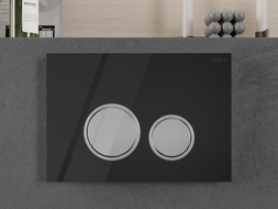 Mexen Fenix 06 splachovací tlačítko, černé - 600623