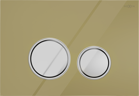 Mexen Fenix 06 splachovací tlačítko, zlatá šampaňská - 600624