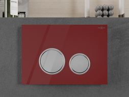 Mexen Fenix 06 splachovací tlačítko, červené - 600627