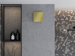 Mexen AXS 100 koupelnový ventilátor s čidlem vlhkosti, zlatý - W9601-100H-50