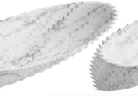 Mexen Elza umyvadlo na desku 40 x 33 cm, bílý kámen - 21014094