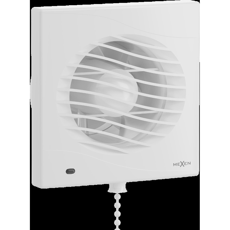 Mexen DXS 100 koupelnový ventilátor, šňůrový spínač, bílý - W9603-100K-00