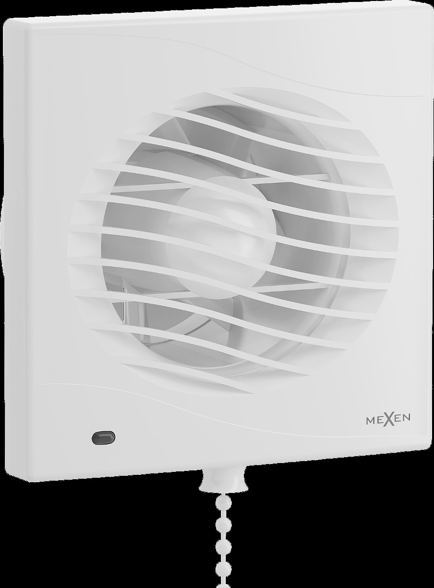 Mexen DXS 100 koupelnový ventilátor, šňůrový spínač, bílý - W9603-100K-00