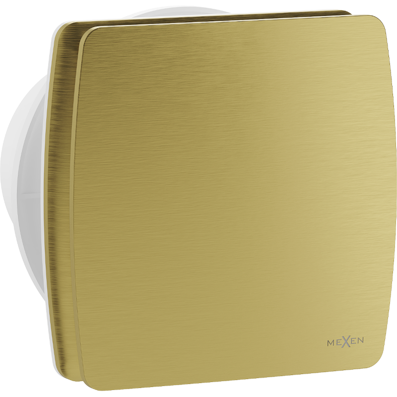 Mexen AXS 100 koupelnový ventilátor s čidlem vlhkosti, zlatý - W9601-100H-50