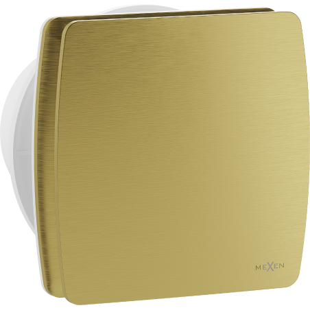 Mexen AXS 100 koupelnový ventilátor s čidlem vlhkosti, zlatý - W9601-100H-50