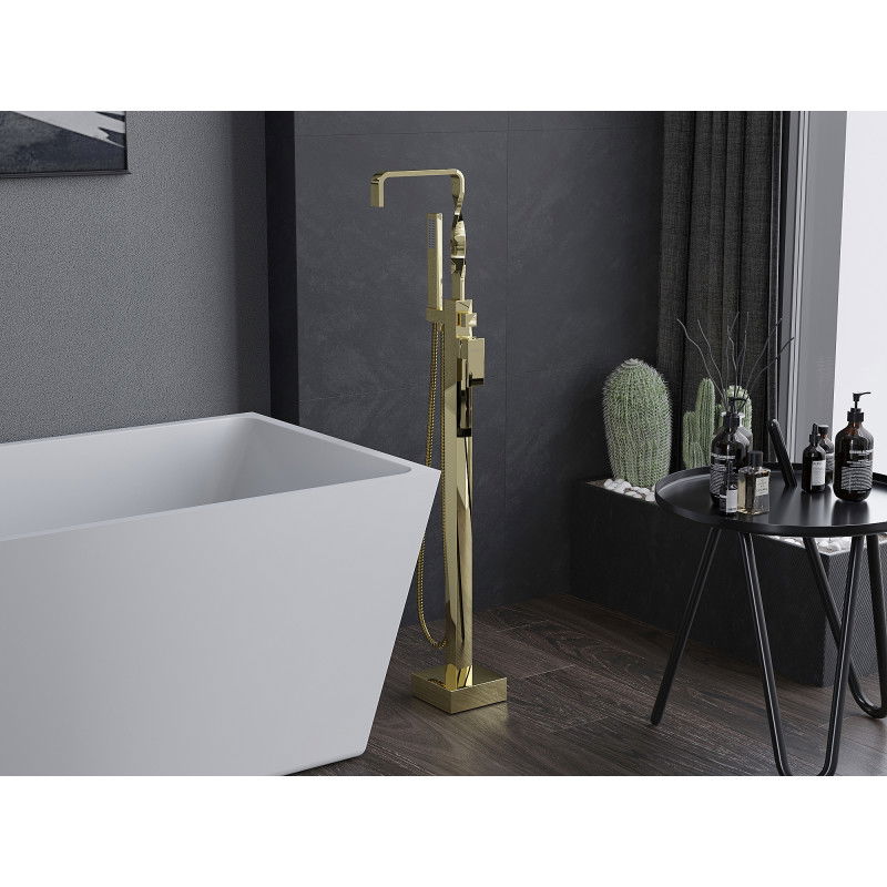 Mexen Avila volně stojící vanová baterie, zlatá - 75833-50