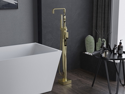 Mexen Avila volně stojící vanová baterie, zlatá - 75833-50