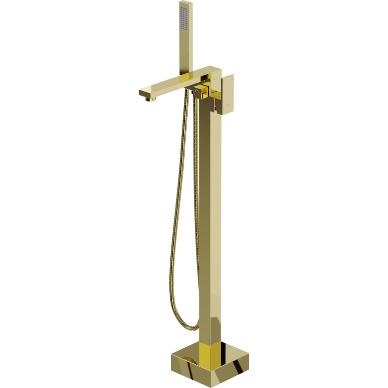 Mexen Urano volně stojící vanová baterie, zlatá - 75233-50