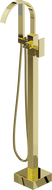 Mexen Veda volně stojící vanová baterie, zlatá - 75433-50