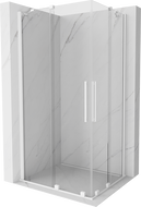 Mexen Velar Duo sprchový kout posuvný 100 x 90 cm, transparentní, bílá - 871-100-090-02-20