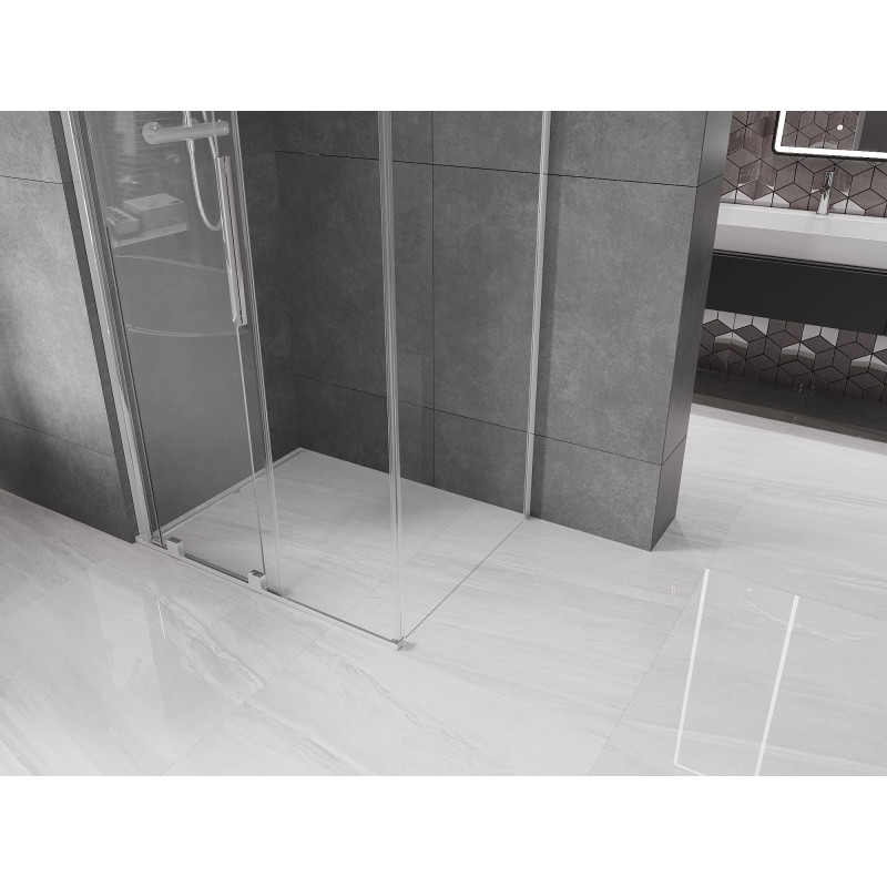 Mexen Velar posuvná sprchová kabina 90 x 70 cm, transparentní, chrom - 871-090-070-01-01