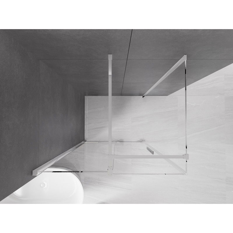 Mexen Velar posuvná sprchová kabina 120 x 110 cm, transparentní, chrom - 871-120-110-01-01