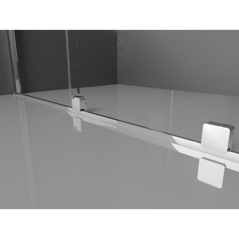 Mexen Velar sprchový kout s posuvnými dveřmi 160 x 80 cm, transparentní, chrom - 871-160-080-01-01