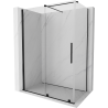 Mexen Velar posuvná sprchová kabina 140 x 75 cm, transparentní, černá - 871-140-075-01-70