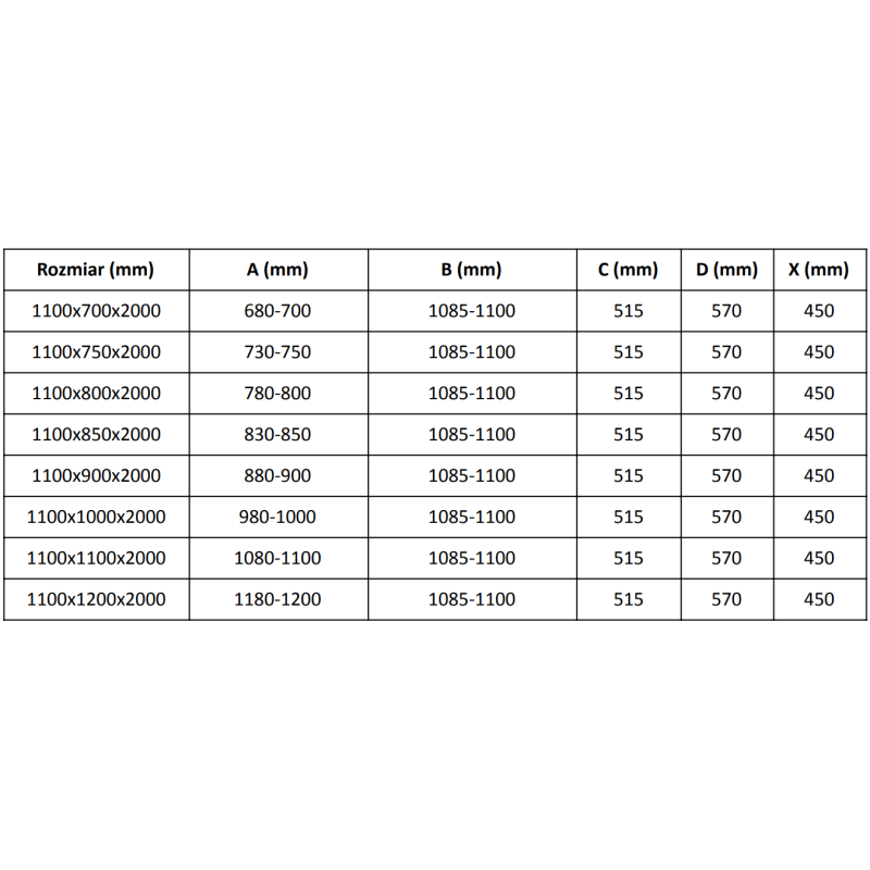 Mexen Velar sprchová kabina posuvná 110 x 85 cm, transparentní, růžové zlato - 871-110-085-01-60