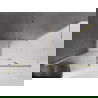 Mexen Velar posuvná sprchová kabina 160 x 75 cm, transparentní, zlatá kartáčovaná - 871-160-075-01-55