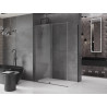 Mexen Velar posuvná sprchová kabina 150 x 85 cm, transparentní, kartáčovaná gun gray - 871-150-085-01-66