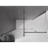 Mexen Velar sprchová kabina posuvná 150 x 75 cm, transparentní, gun gray kartáčovaný - 871-150-075-01-66