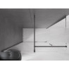 Mexen Velar posuvná sprchová kabina 160 x 75 cm, transparentní, kartáčovaná gun gray - 871-160-075-01-66